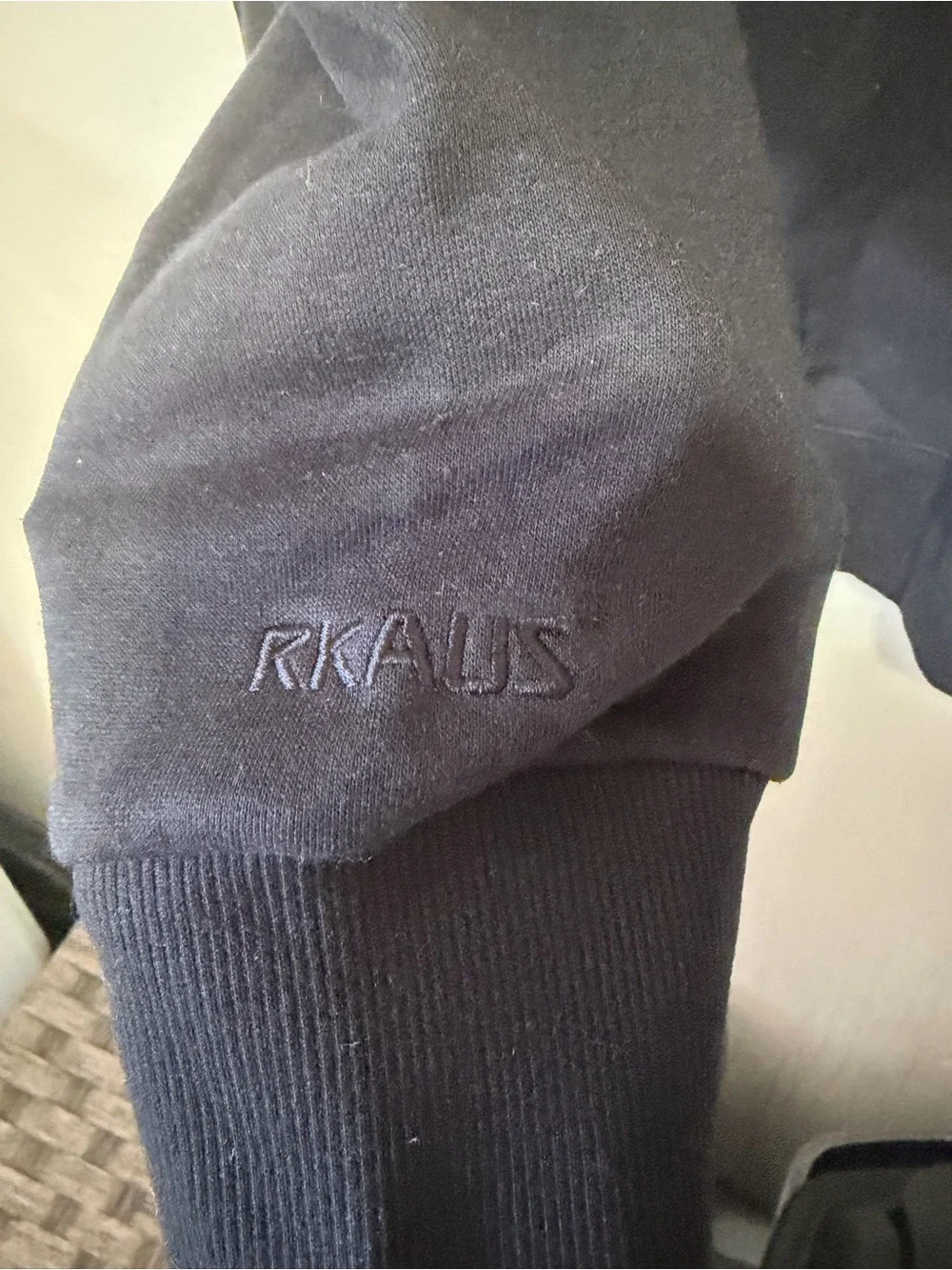 Rkaus black crewneck